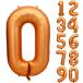  orange номер ba Rune 0 лет цифра 0 способ судно большой день рождения украшение установка 40 дюймовый (0, orange )