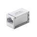  Elecom RJ45 трансляция коннектор Cat6A LAN кабель удлинение адаптер STP specification серебряный LD-RJ45S6ASV