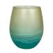 Utakata Glass стакан свободный cup стекло лето подарок подарок море волна BLUE синий 