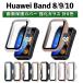 HUAWEI Band 8 / 9 /10 �p �{�̕� �S�ʕی� �J�o�[ �n�[�h �P�[�X �����K���X �v8�F  �t�@�[�E�F�C �o���h ��� �ϏՌ� �t���[�� ���h�~ �X�}�[�g�E�H�b�`