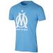  Marseille футболка футбол длина .. столица sake ...Marseille OM Logo Fan Tee SOCCER голубой [OCSL]