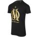  Marseille футболка футбол длина .. столица sake ...Marseille OM Logo Fan Tee SOCCER черный [OCSL]