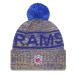 NFL �����Y �j�b�g�L���b�v �y�C�O���f���z�T�C�h���C��2025 Sport Cuffed Pom Knit Hat �j���[�G��/New Era �u���[ �֘A�摜1