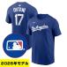 MLB ��J�ĕ� �h�W���[�X T�V���c �y2026�N���f���z�l�[�����i���o�[ �i�C�L/Nike ���b�V���u���[(Los Angeles)