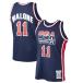  America представитель Karl *ma заем форма / джерси USABB 1992 Dream команда подлинный Mitchell &amp; Ness