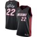jimi-*ba тигр - форма джерси NBA Miami * нагрев 2020 21 swing man Swingman Jersey Nike Nike черный 