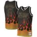 a Len * Aiba -son форма NBA 76ers 2000-01 HWC Flames Swingman Mitchell &nes/Mitchell &amp; Ness2203MN специальный выпуск 