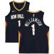 NBA The ион * William son пеликан z автограф автограф swing man джерси Nike /Nike темно-синий 