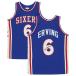 NBA Julius Erving #32 76ers автограф автограф 1982-83 swing man джерси Mitchell &nes/Mitchell &amp; Ness голубой 