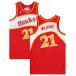 NBAdo Mini k* Will gold sa тигр nta* Hawk s автограф автограф 1986 swing man джерси Mitchell &nes/Mitchell &amp; Ness красный 