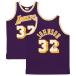 NBA Magic * Johnson Ray The Cars автограф автограф swing man джерси Mitchell &nes/Mitchell &amp; Ness лиловый 