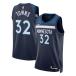 NBA Karl = Anthony * Town ztin балка urubz форма swing man джерси Nike /Nike темно-синий 