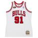 NBA Деннис * удилище man Chicago *bruz форма NBA переиздание подлинный (NBA финальный 1997) Mitchell &amp; Ness Home 