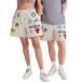NBA Allover шорты [ на месте покупка есть товар ]NBA x Ultra Game Fleece Shorts все over Ultra Game крем 