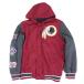 NFL куртка красный Skins G-III dark red wine серый мужской длинный рукав жакет 3 Time Super Bowl Champions Brass Jacket 2212fsg