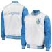 NFL charger s жакет атлас жакет Enforcer Varsity Jacket жакет STARTER белый голубой 2212fsg