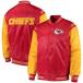 NFL chief s жакет атлас жакет Enforcer Varsity Jacket жакет STARTER красный Gold 2212fsg