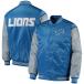 NFL лев z жакет атлас жакет Enforcer Varsity Jacket жакет STARTER голубой серебряный 2212fsg