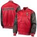 NFLba краб a-z жакет атлас жакет Enforcer Varsity Jacket жакет STARTER красный pyu-ta-2212fsg
