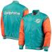 NFL Dolphin z жакет атлас жакет Enforcer Varsity Jacket жакет STARTER aqua orange 2212fsg
