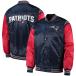 NFLpei Trio tsu жакет атлас жакет Enforcer Varsity Jacket жакет STARTER темно-синий красный 2212fsg