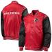 NFL Falcon z жакет атлас жакет Enforcer Varsity Jacket жакет STARTER красный черный 2212fsg