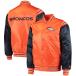 NFL Bronco s жакет атлас жакет Enforcer Varsity Jacket жакет STARTER orange темно-синий 2212fsg