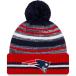 NFLpei Trio tsu вязаная шапка 2021 боковой линия Sideline Sport Pom Cuffed Knit Hat New Era /New Era темно-синий красный 