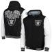 NFL Raider s жакет Spike Commemorative Varsity полный Zip Jacket G-III черный 2212fsg