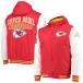 NFL chief s жакет Spike Commemorative Varsity полный Zip Jacket G-III красный 2212fsg