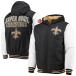 NFL Saints жакет Spike Commemorative Varsity полный Zip Jacket G-III черный 2212fsg