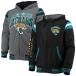NFL Jaguar z жакет Fast Pace двусторонний полный Zip Jacket G-III черный / красный уголь 2212fsg