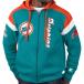 NFL Dolphin z жакет Extreme s low задний полный Zip f-ti-Hoodie STARTER aqua orange 2212fsg