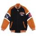NFL Bronco s куртка полный Zip sue-do кожа Full-Zip Suede Leather жакет Jacket G-III черный 2212fsg