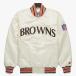 NFL Brown z куртка стартер xoma-ju балка City атлас жакет внешний STARTER Cream 2212fsg
