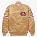 NFL 49ers куртка стартер xoma-ju балка City атлас жакет внешний STARTER Gold 2212fsg
