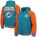 NFL Dolphin z куртка Defender полный Zip балка City жакет внешний G-III aqua 2212fsg