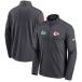 NFL chief s жакет no. 57 раз super миска .. память Left Chest Half-Zip Pullover Top внешний Nike /Nike антрацит 