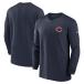 NFL Bear -z жакет 2023 боковой линия Performance Long Sleeve Quarter-Zip Top Nike /Nike темно-синий 