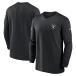NFL Raider s жакет 2023 боковой линия Performance Long Sleeve Quarter-Zip Top Nike /Nike черный 