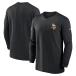 NFLbai King s жакет 2023 боковой линия Performance Long Sleeve Quarter-Zip Top Nike /Nike черный 
