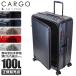 最大43% 11/28まで 2年保証 カーゴ スーツケース LLサイズ 100L 大型 大容量 フロントオープン 静音キャスター ストッパー 長期滞在用 CARGO AiR LAYER CAT738LY
