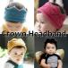  лента для волос baby вязаный .. Crown Tiara золотой . головная повязка khb-028