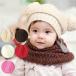 шляпа baby Kids распродажа симпатичный медведь pompon подарок вязаная шапка бесплатная доставка khb-045