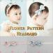  baby лента для волос лента Kids цветочный принт головная повязка симпатичный khb-100