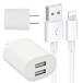 USB источник питания адаптер iPhone кабель 3m 2. зарядное устройство в комплекте AC зарядка розетка iPad смартфон планшет Android разнообразные соответствует 2 порт compact путешествие PSE засвидетельствование 