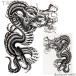  тату-наклейка тату-наклейка краска 3D дракон Dragon водонепроницаемый корпус наклейка TATOO inserting . татуировка транскрипция водонепроницаемый HB-227