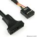 USB2.0 10pin( женский )-USB3.0 20pin( мужской ) изменение кабель материнская плата собственное производство детали ремонт замена детали сменный техническое обслуживание детали ремонт 