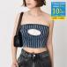 [ футболка 2 пункт 10%OFF]DIESEL дизель tops M-CLARKSVILLE tube top вязаный A05770 0HEAS женский голубой 