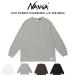 NANGA �i���K ECO HYBRID OVERSIZED L/S TEE �G�R�n�C�u���b�h �I�[�o�[�T�C�Y �����O�X���[�u�e�B�[ T�V���c �A�E�g�h�A